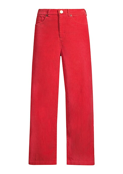 Soft Corduroy Straight Pants