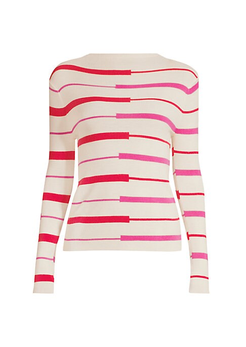 Striped Merino Knit Sweater