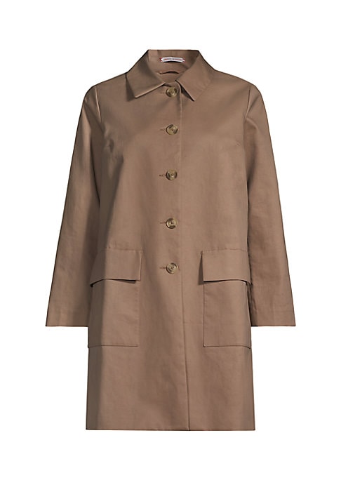 Chic Coated Rain Jacket