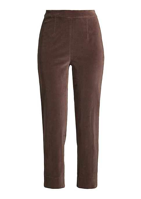 Velvet Slip-On Pants