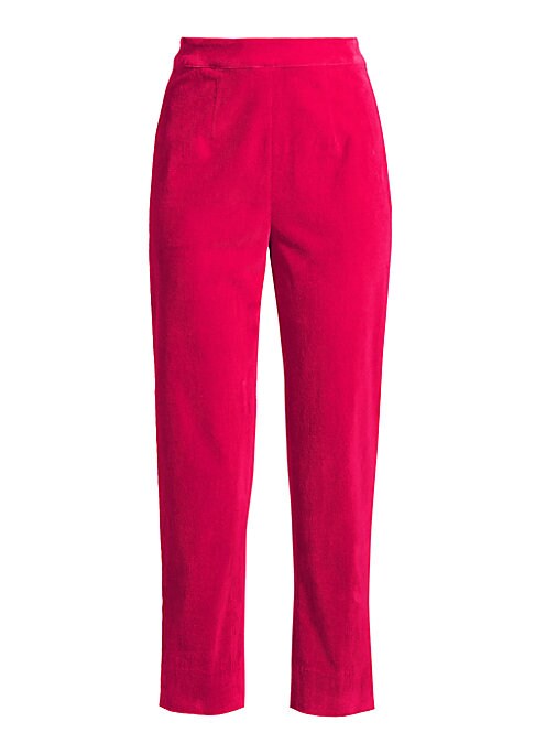 Velvet Cigarette Trousers