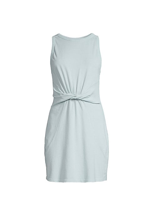 Twist-Waist Cotton Dress