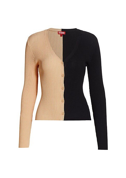 Chic Colorblock Cardigan