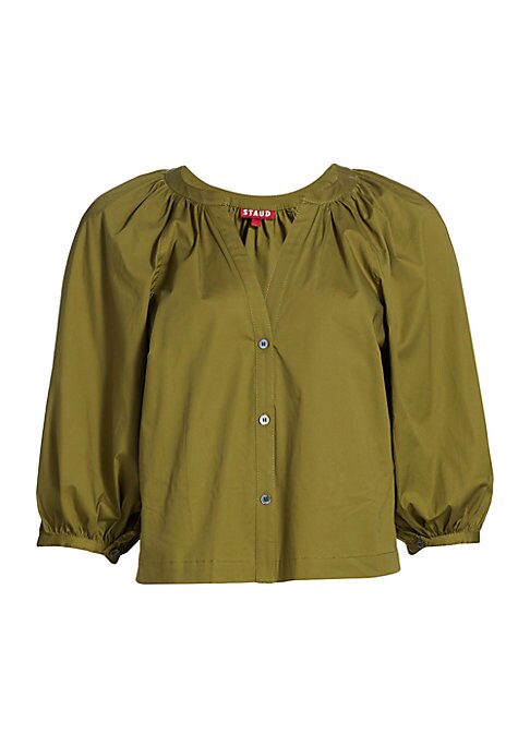 Chic Gathered Neck Top