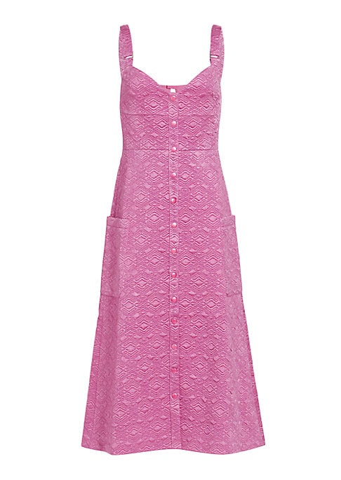 Geometric Charm Midi Dress