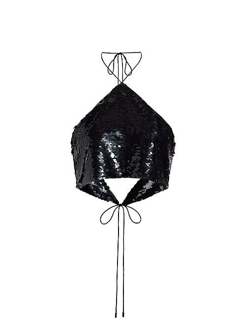 Sparkling Halter Crop Top