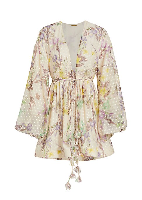 Plunge Sleeve Minidress