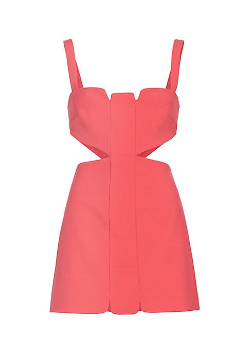 Scalloped Cut-Out Dress