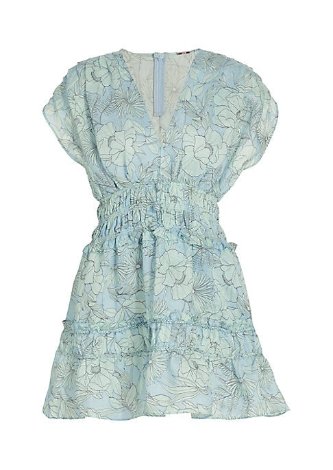 Floral Tiered Minidress