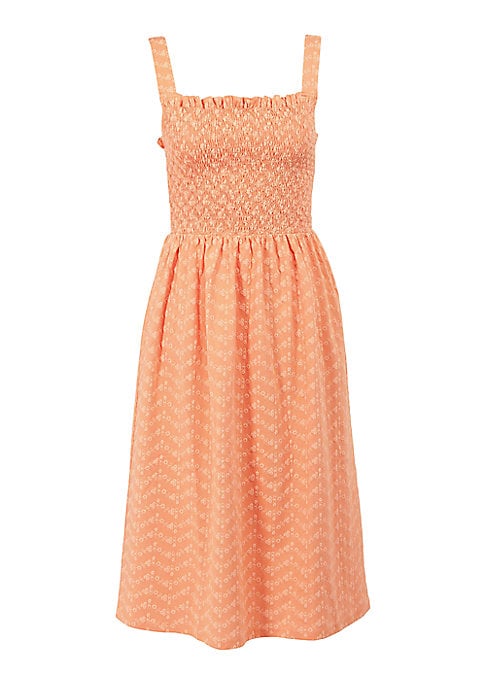 Breezy Eyelet Midi Dress