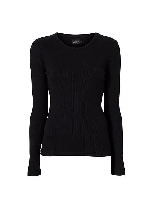 Cozy Ribbed Crew Top