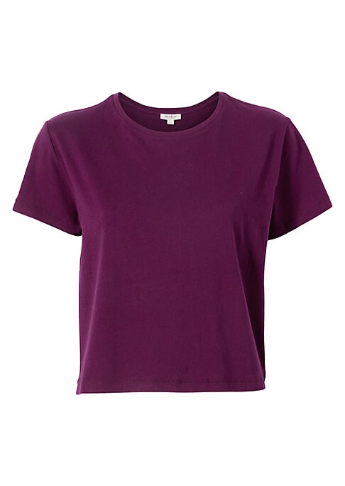 Cropped Weekend Cotton Tee