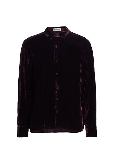 Plush Velvet Blouse