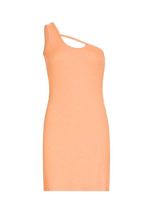 Cut-Out Ribbed Dress