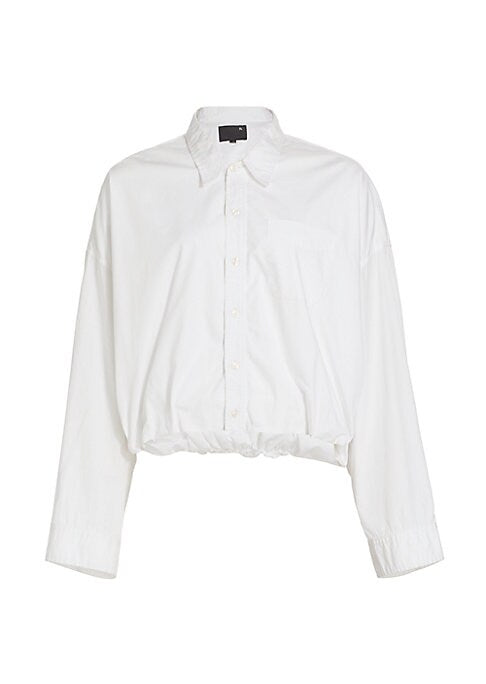Cropped Cotton Style Shirt