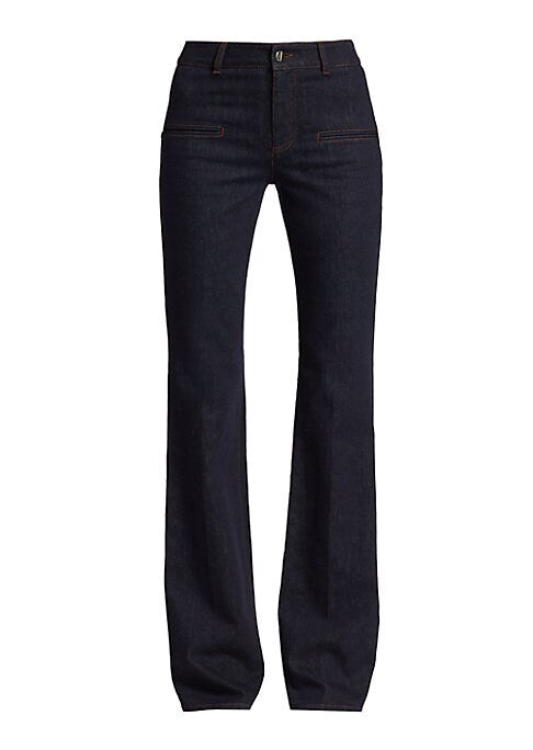 Chic Flare Denim Trousers