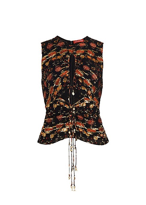 Metallic Cut-Out Elegance