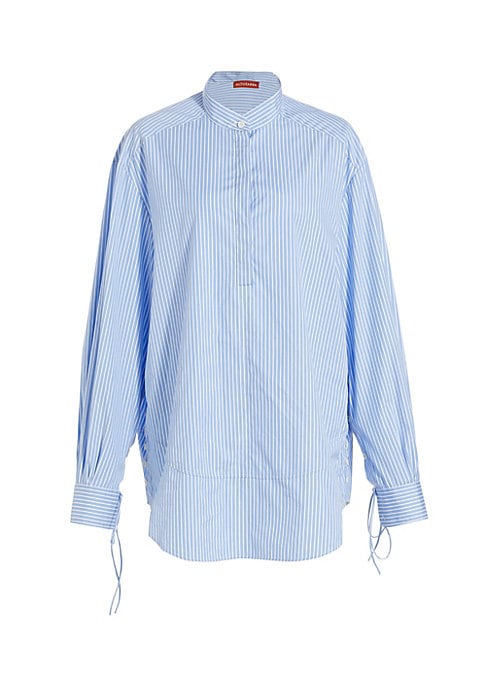 Striped Convertible Pullover