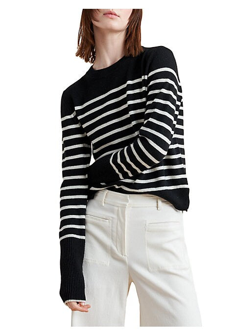 Cozy Stripes Cashmere Sweater