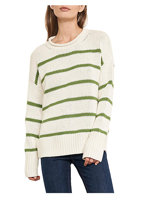 Cozy Striped Rollneck