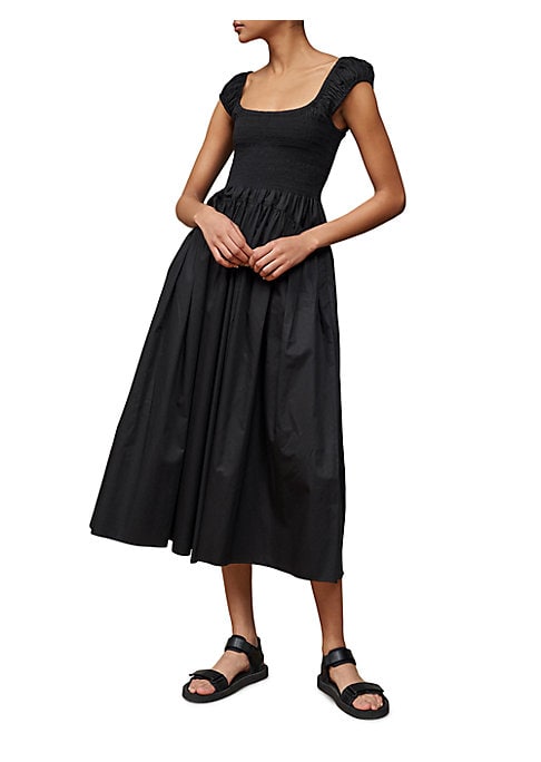 Chic Cotton Midi Dress