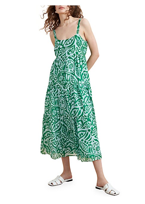 Batik Breeze Midi Dress