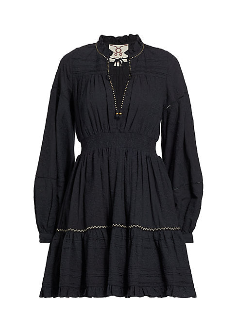Embroidered Floral Minidress