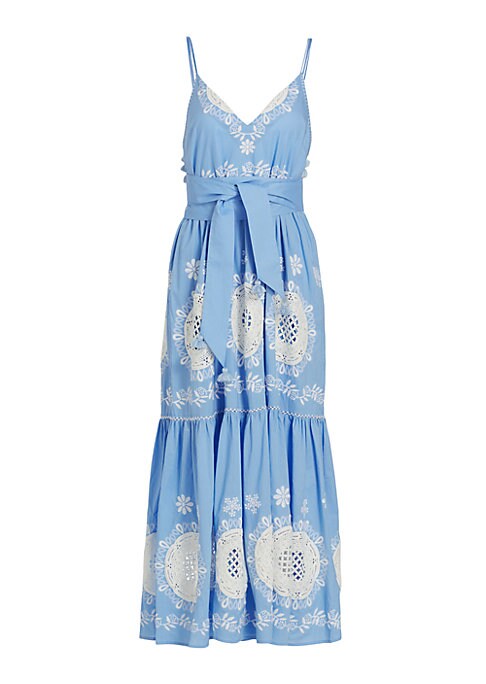 Embroidered Boho Maxi Dress