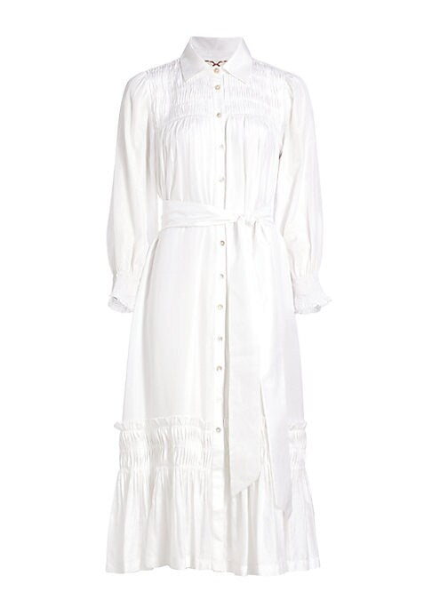 Silk Ruffle Dress