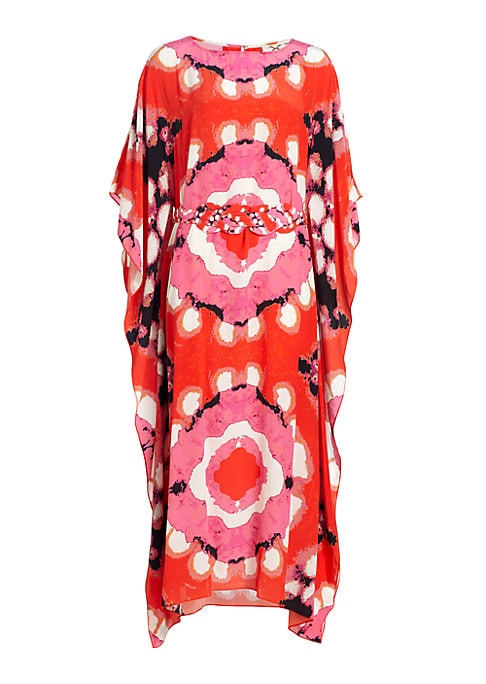 Vibrant Silk Flow Caftan