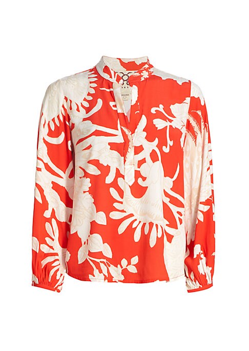 Bohemian Floral Blouse