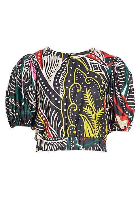 Leafy Puff Top
