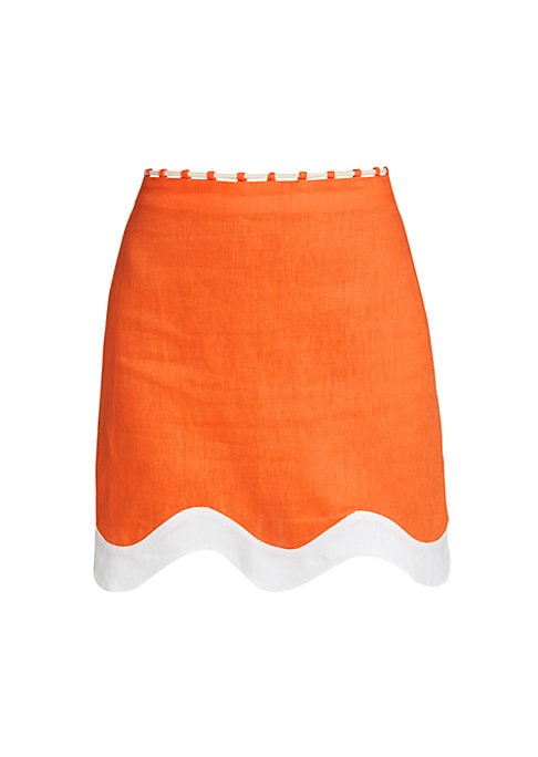 Ruffled Tie Skirt