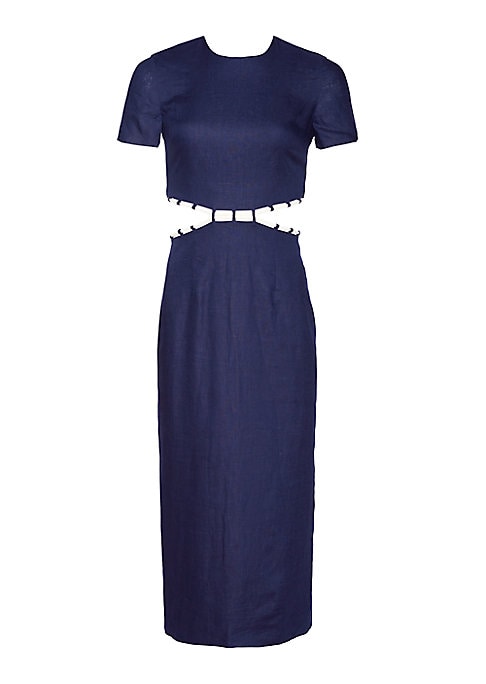 Chic Cut-Out Midi Dress