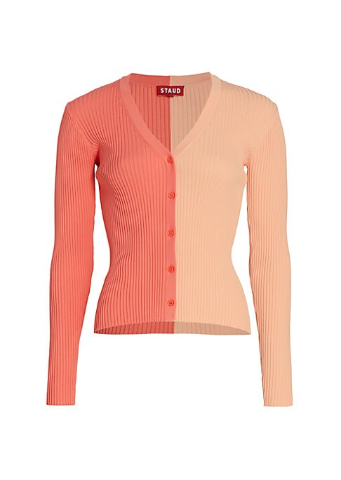 Chic Ribbed V-Neck Cardigan