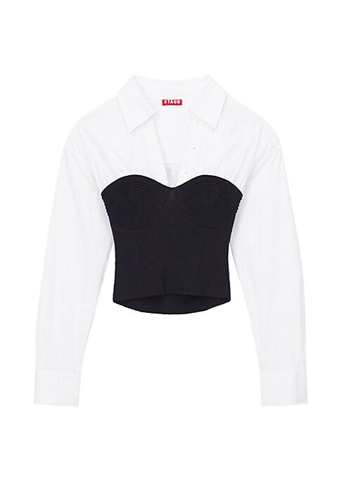Elegant Knit Overlay Top