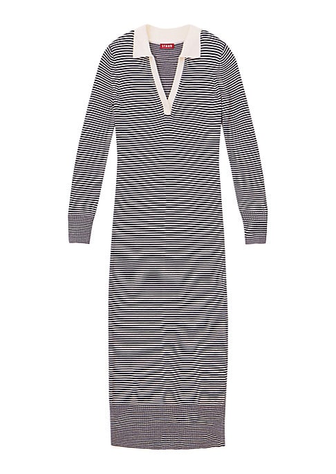 Chic Striped Knit Dress
