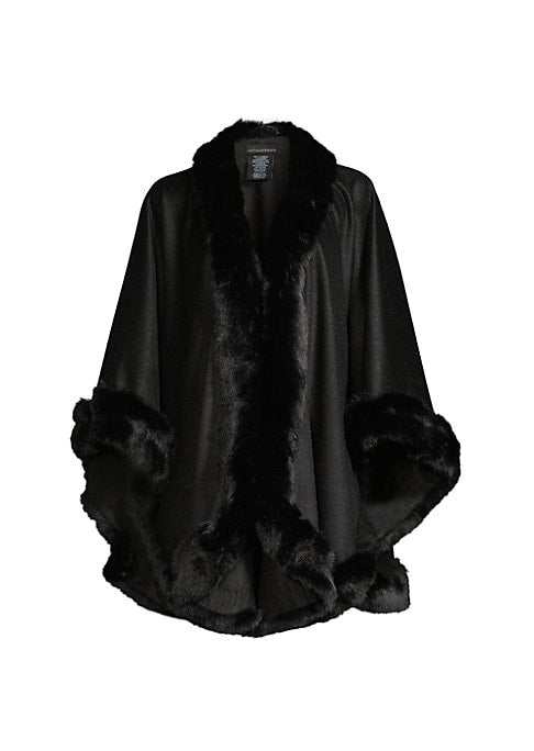 Faux Fur Luxe Cape