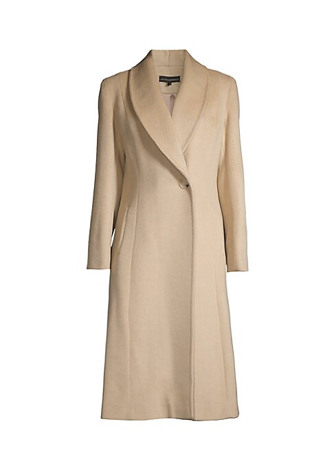 Luxurious Camel Wrap Coat