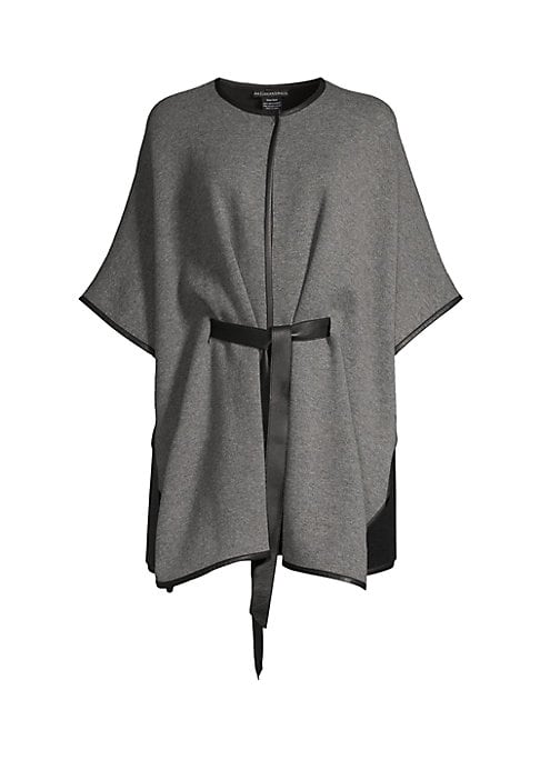 Luxurious Cashmere Belted Cape