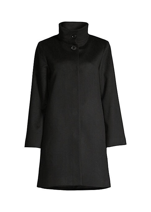 Luxe Stand Collar Overcoat
