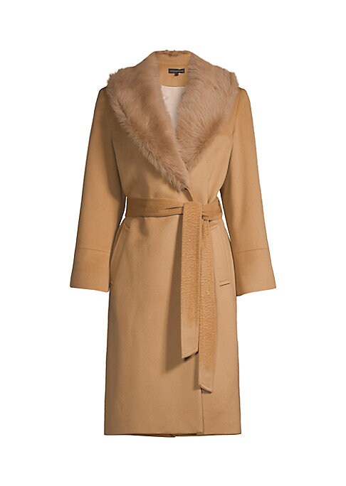 Shearling Luxe Wrap Coat