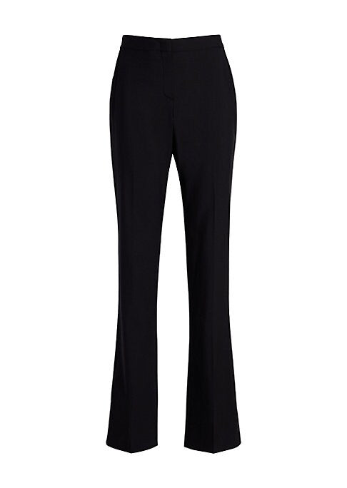 Elegant Wool Pleated Pants