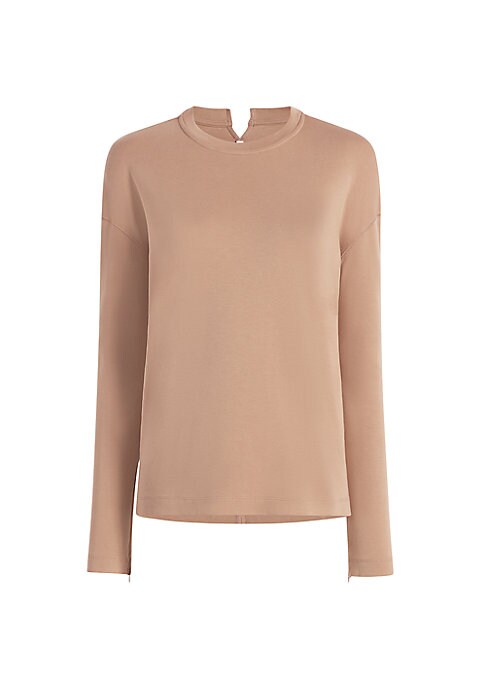 Cuffed Cotton Elegance Top