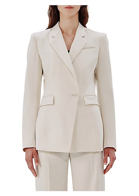 Sculpted Wool Blazer