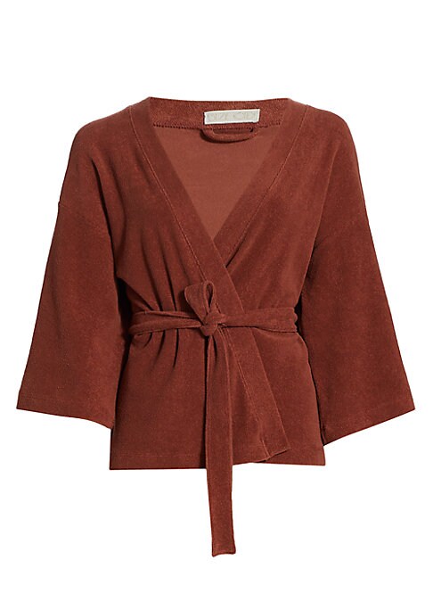 Cozy Terry Crop Robe