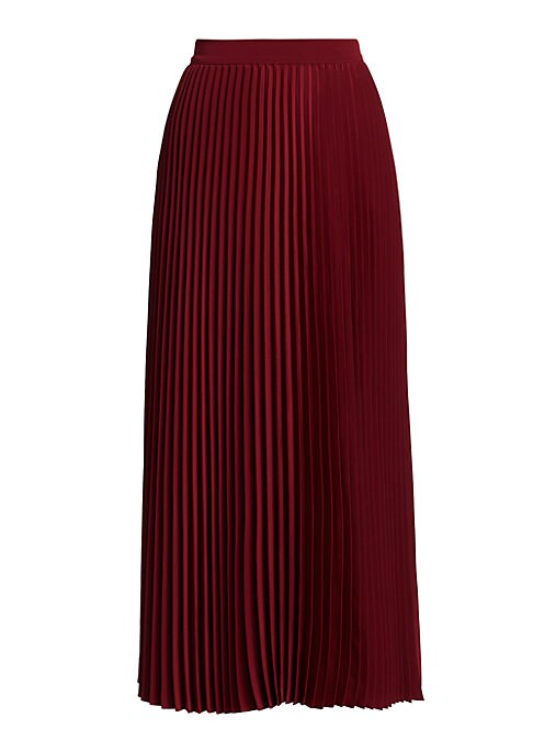 Fluid Pleated Midi Skirt