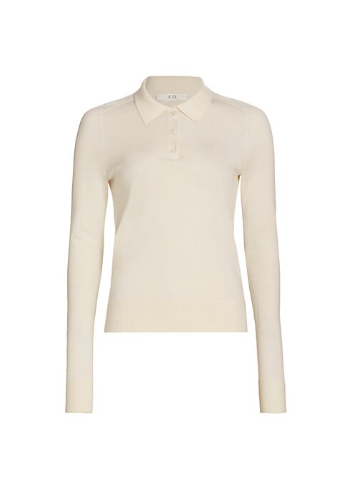 Cozy Cashmere Polo Top