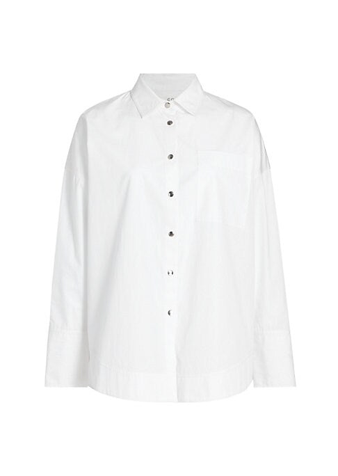 Chic Oversized Pocket Shirt