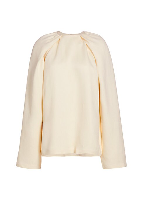 Capelet Crepe Top